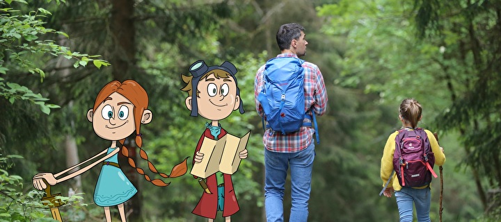 Bild von Winnie & Tack auf der Suche nach Silbermünzen