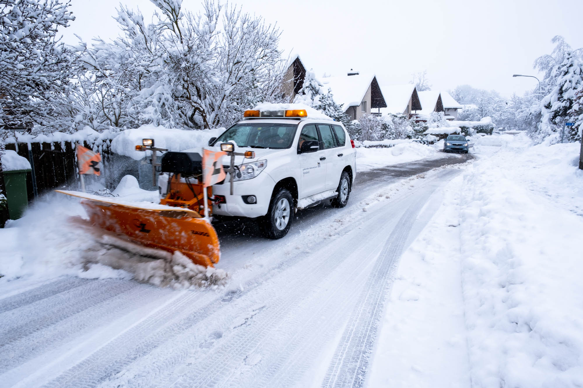 Winterzauber im Dorf