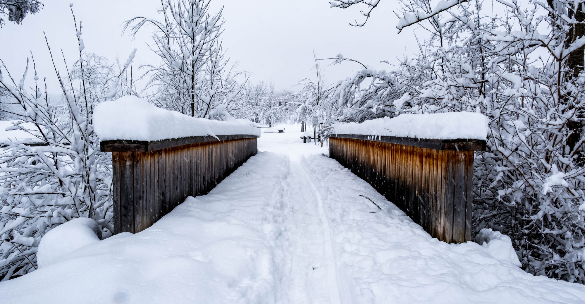 Winterzauber im Dorf