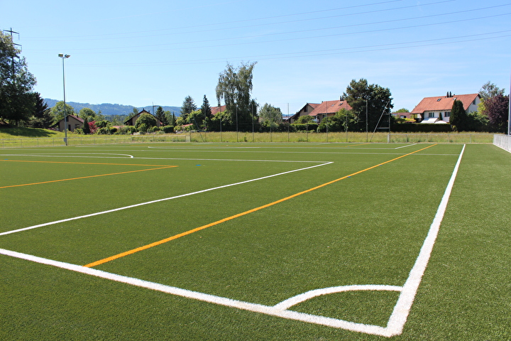Bild eines Fussballfeldes der Sportanlage Schwerzi