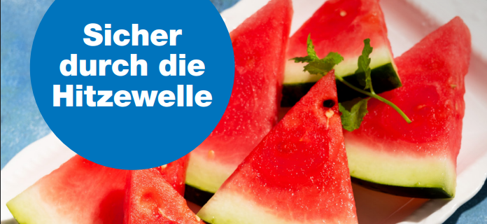 Wassermelone auf Teller
