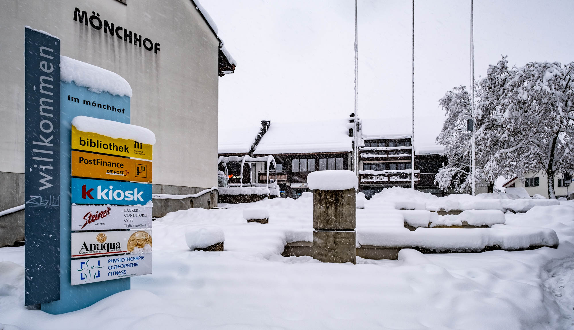 Winterzauber im Dorf