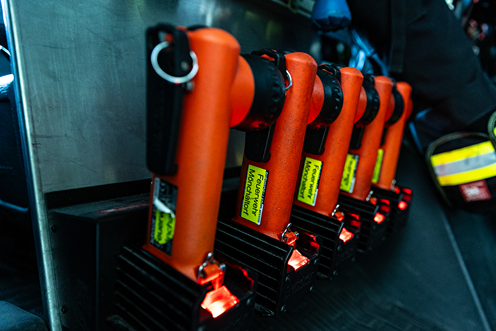 Bild von Werkzeugen im Tanklöschfahrzeug