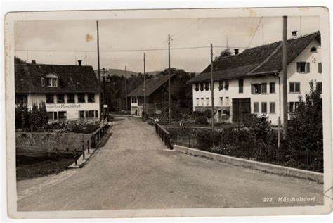 altes Bild der Usterstrasse in Mönchaltorf