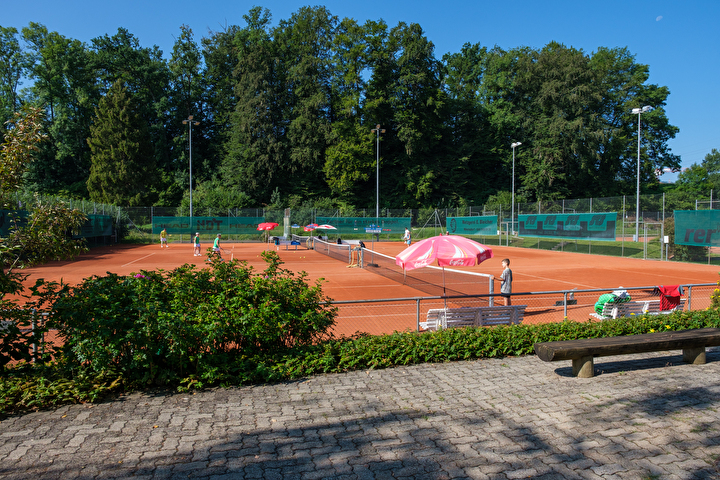 Bild der Tennisplätze