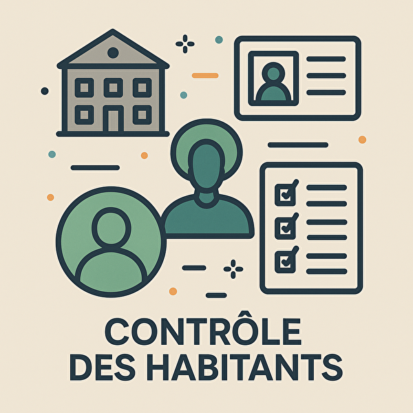 Image illustrant le travail du contrôle des habitants