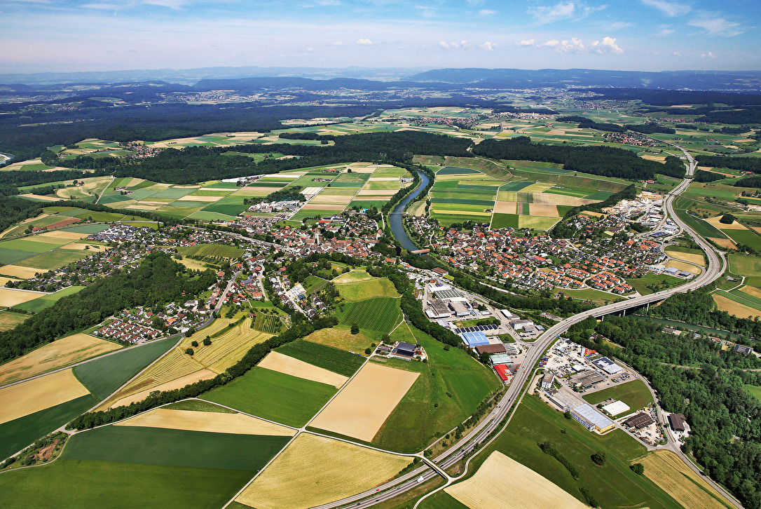 Luftaufnahme Andelfingen