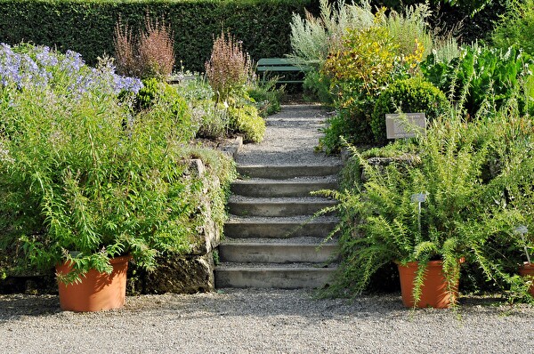 Der Küchenkräuter-Garten ist ein Erlebnis für alle Sinne, ladet ein zum staunen und entdecken.