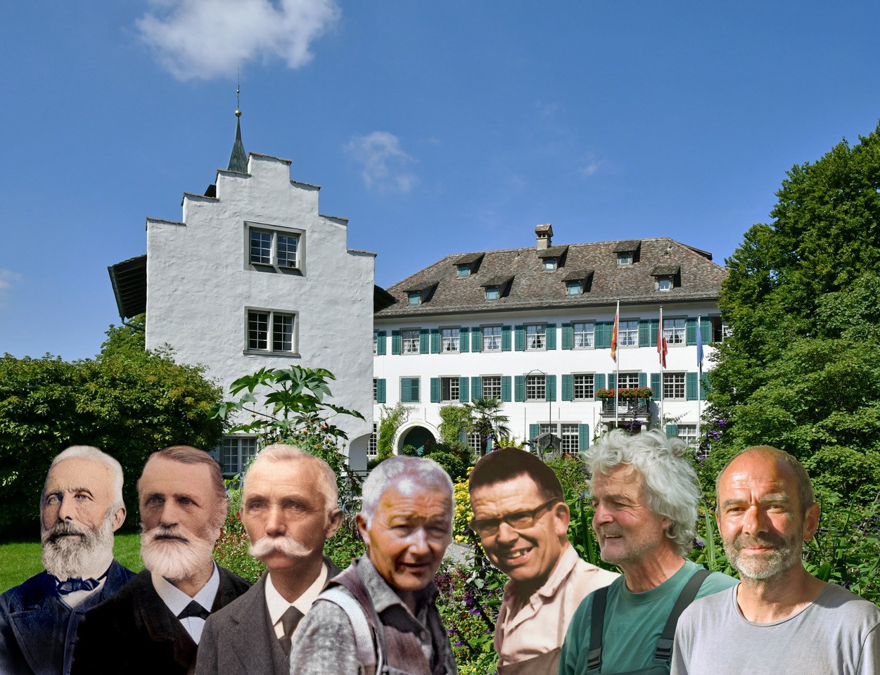Anna Maria von Sulzer-Wart (1839 – 1923) hat die Gestaltung des Schlossparks massgeblich geprägt. Zwischen 1868 und 1909 liess sie zwei Orangerien, ein Gewächshaus und den Holzschopf erstellen. In diese Zeit fällt auch die erste uns bekannte feste Anstellung eines Schlossgärtners (1876)
