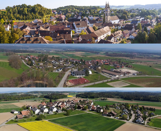 Dörfer Andelfingen, Humlikon, Adlikon