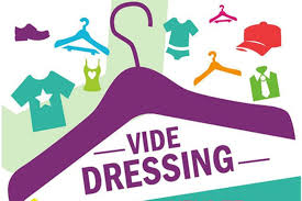 Affiche vide dressing illustration