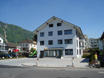 Das Postgebäude wurde im Jahr 2006 neu erstellt.
