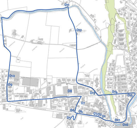 Plan von Oberarth