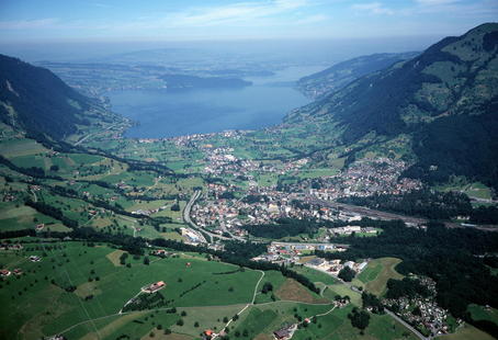Luftbild Gemeinde Arth