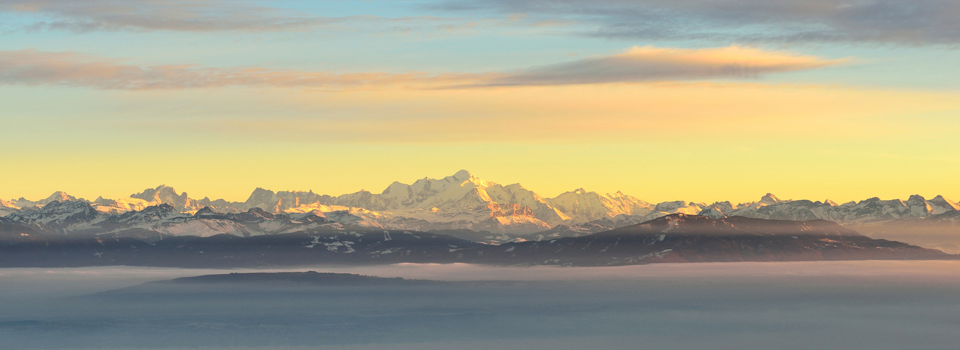Saint-Cergue - vue Mont-Blanc