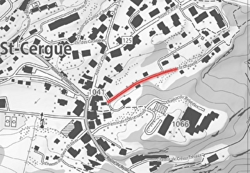 travaux sur le chemin de la chapelle saint-cergue