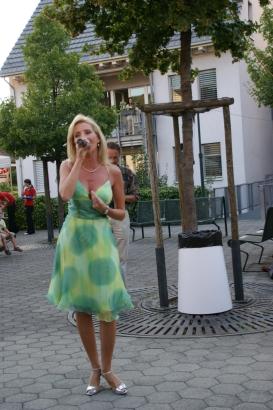 Marianne Cathomen, Star des Abends.