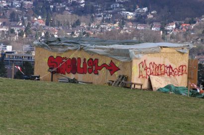 Das diesjährige Fasnachtsfeuer wurde organisiert von den Stäggli-Buebe mit dem Jahrgang 1991.