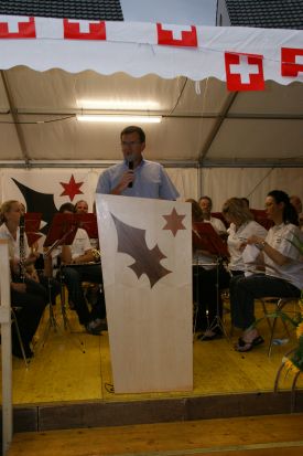 Begrüssungsansprache durch Andreas Spindler, Gemeinderat