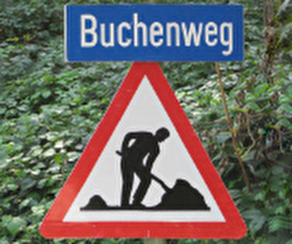 Themenbild Baustelle Buchenweg
