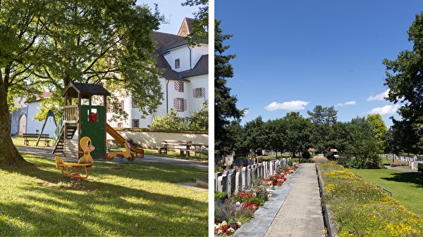 Fotos Friedhof und Spielgarten Schlosspark