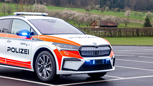 Foto des Aescher Polizeiautos