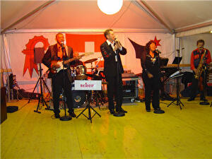 Höhepunkt des Abends: Enrico Orlandi mit seiner Band