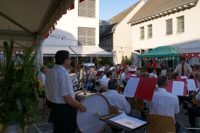 Der Festplatz.