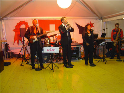 Höhepunkt des Abends: Enrico Orlandi mit seiner Band
