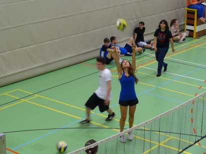 Basketball in der Halle