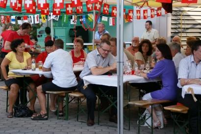 Der Festplatz.