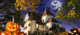 Das Blarer Schloss in Halloween-Stimmung