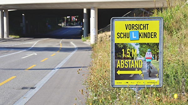 Plakat Vorsicht Schulkinder 