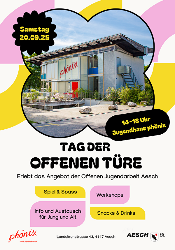 Jagendhaus-Flyer zum Tag der offenen Türe