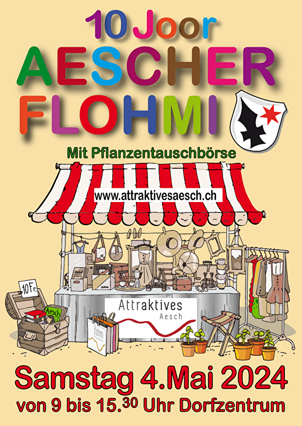 Flyer Aescher Flohmi 2023
