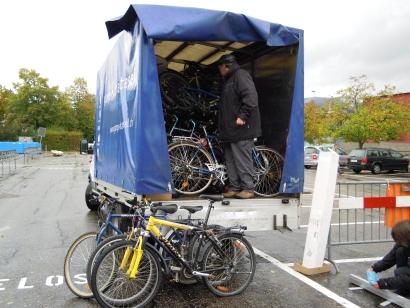 Velosammlung für Afrika
