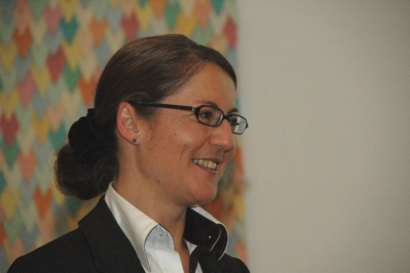 Sabine Horvath, Leiterin Standortmarketing Basel, hielt einen spannenden Vortrag.