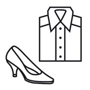 Textilien und Schuhe