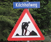 Themenbild Baustelle Kilchhofweg