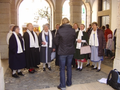 Der Trachteverin sah nicht nur toll aus, sondern sang auch hervorragend.
