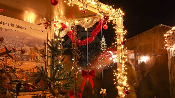 Foto des Aescher Weihnachtsmarkts