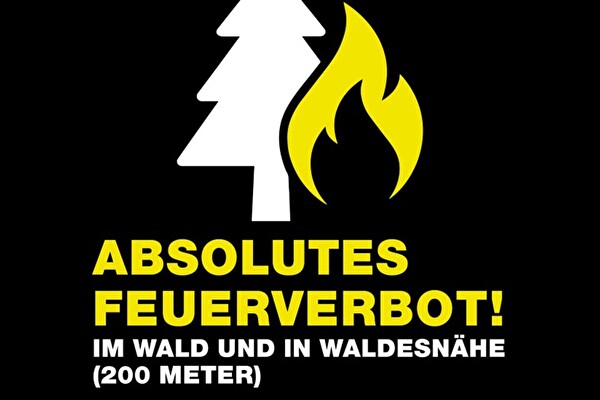 Grosse Waldbrandgefahr: Feuer im Wald verboten