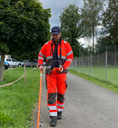 Netzkontrolle im Gasleitungsnetz