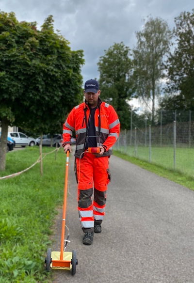 Netzkontrolle im Gasleitungsnetz