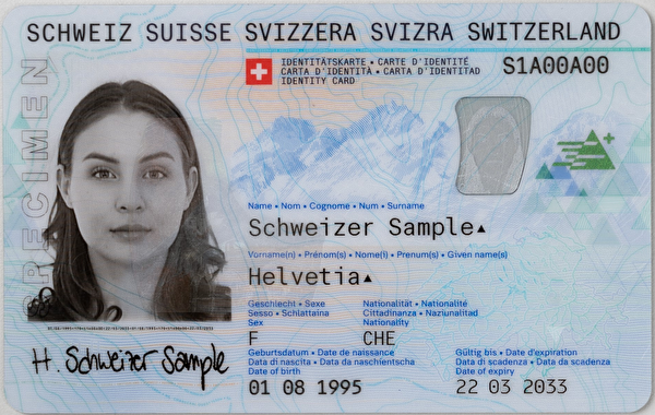 Identitätskarte Schweiz