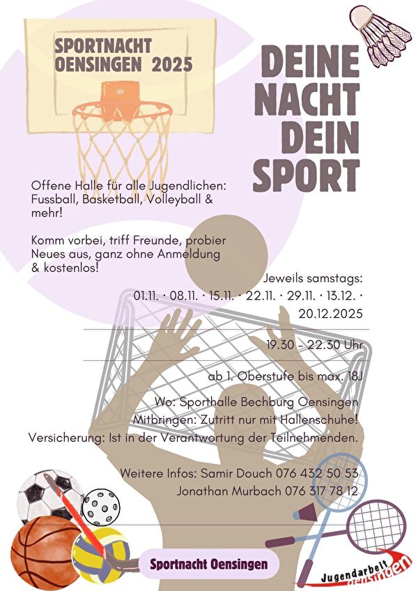 Flyer Sportnacht