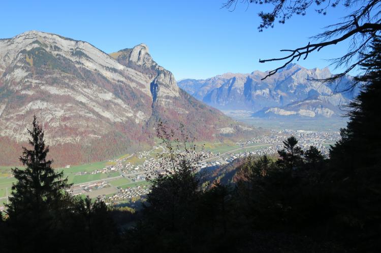 Blick vom Aussichtspunkt Chapfensee