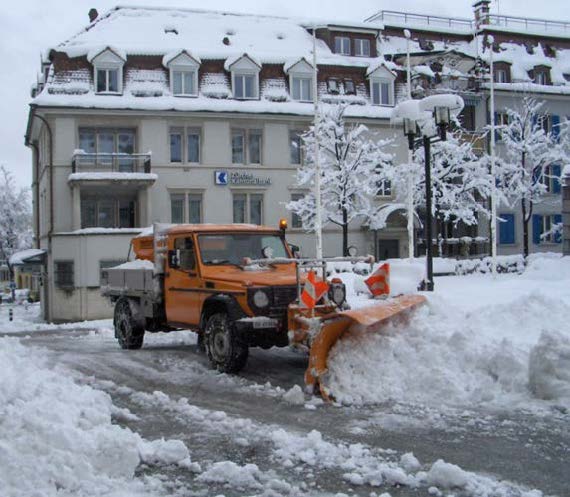 Winterdienst im Einsatz