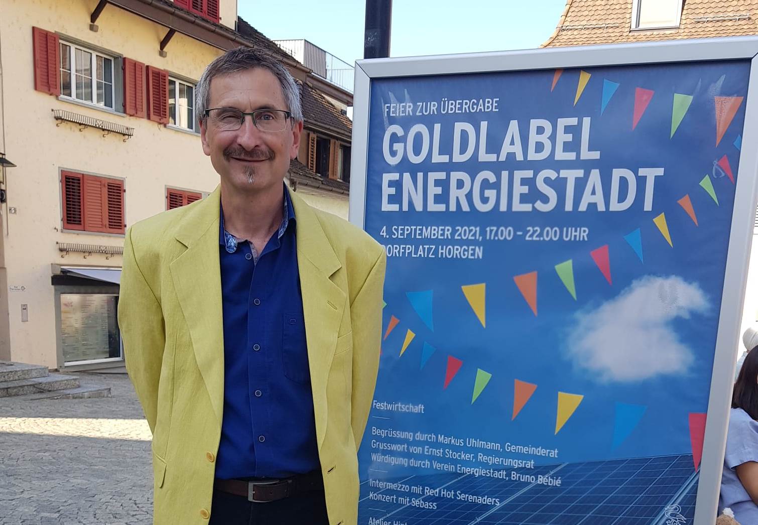 Projektleiter und Koordinator für die Umsetzung des Zieles "Goldlabel Energiestadt", Marco Gradenecker