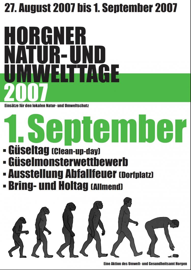 Plakat der Kampagne 2007